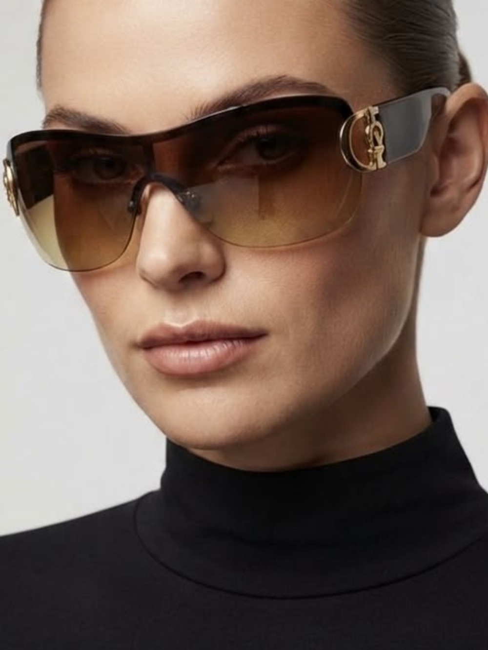 Vintage ✨ Authentic Dior rimless gold sunglasses - Picture 3 of 7